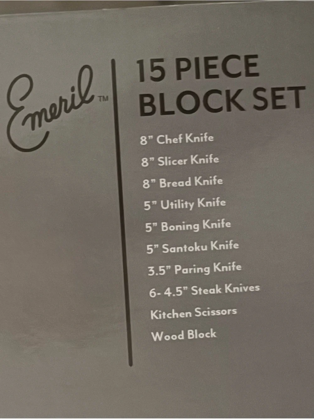 Emeril Lagasse 15-Piece Knife Block Set